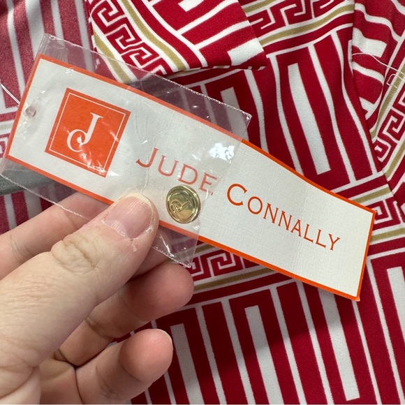 Jude Connally Susanna Corinthian Cinnabar Shirt Dress NWT Size XS - Picture 5 of 7